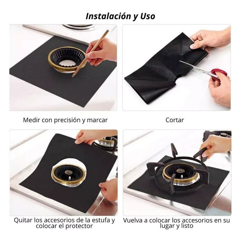 4 Protectores De Cocina