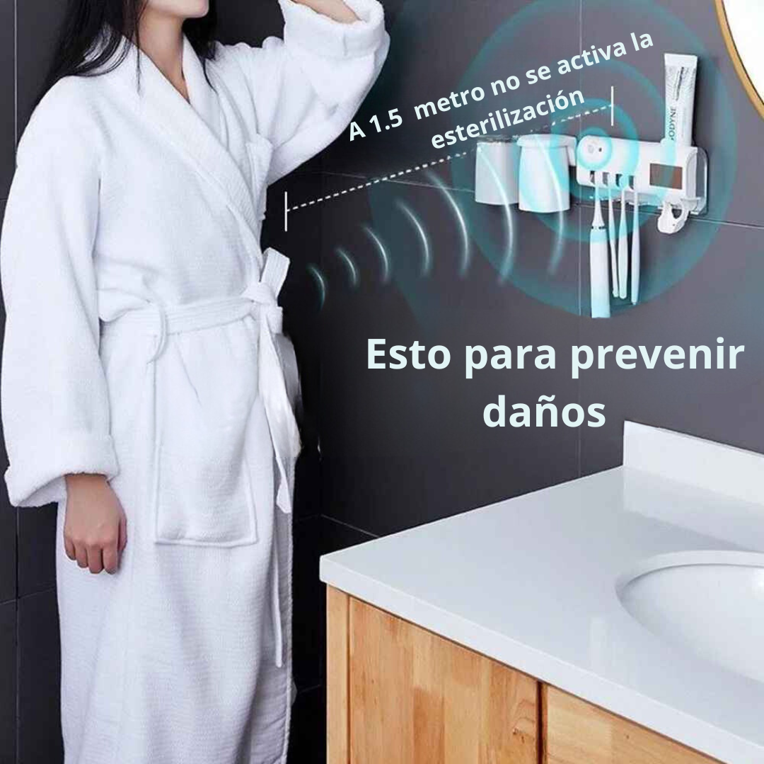 Soporte esterilizador de cepillo diente