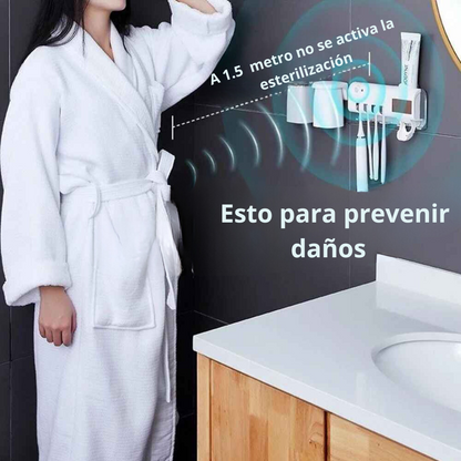 Soporte esterilizador de cepillo diente