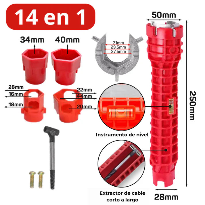 Llave Multifuncional de Gasfitería