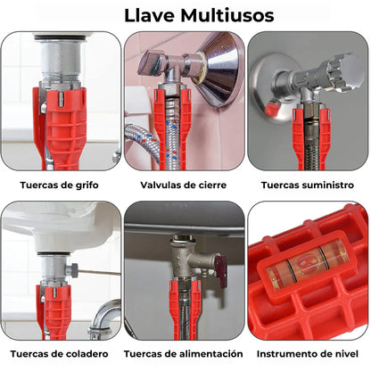 Llave Multifuncional de Gasfitería